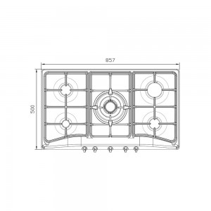 گاز استیل البرز مدل S-5956i