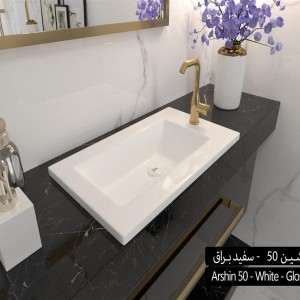 کاسه روشویی سینا چینی مدل آرشین