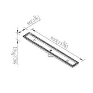 کفشور سرامیک خور جاستایم مدل 79-60-0306 - سایز 60cm
