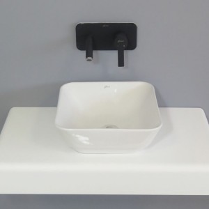 روشویی روکابینتی گاتریا مدل مربع سیمپل