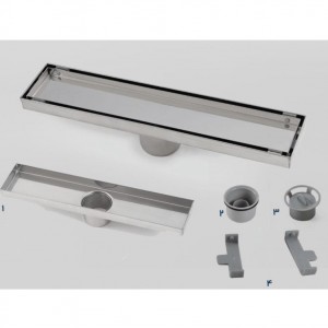 کفشور استیل خطی سرامیک خور دوحالته 60 cm آرین تکنیک