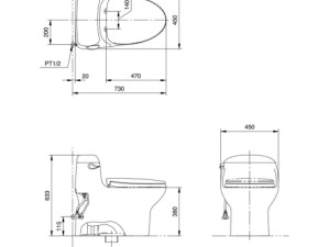 توالت فرنگی توتو TOTO مدل MS914VI