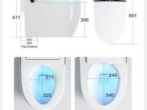 توالت فرنگی بدون مخزن هوشمند