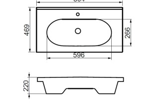 روشویی روکابینتی مروارید مدل دسپینا