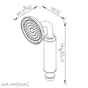 دوش دستی جاستایم مدل Classik کد 67039S81