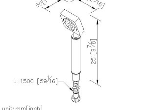 دوش دستی جاستایم مدل mark کد 69099S81