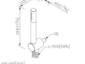 دوش دستی جاستایم مدل Lucky کد 9777DC85