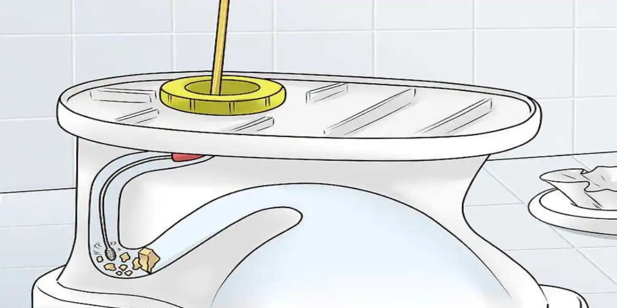 برعکس کردن توالت فرنگی برای رفع گرفتگی