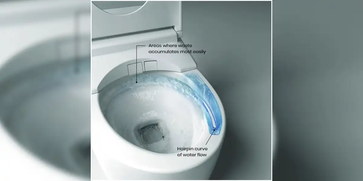 سیستم تخلیه سیفون توالت فرنگی گردابی