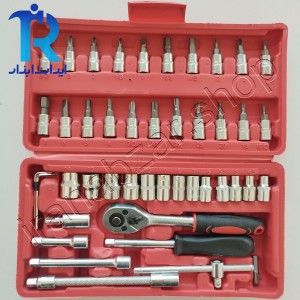 جعبه بکس 46 عددی درایو 1/4 CR-V