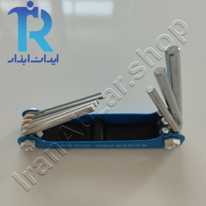 آچار آلن تاشو  8 عددی ریدر Raider کد RD HK1308