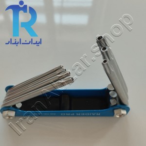 آچار ستاره ای تاشو 8 عددی ریدر Raider کد RD HK1208