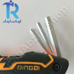 آچار آلن تاشو 8 عددی دینکی DINGQI 17006