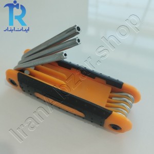 آچار ستاره تاشو 8 عددی WEHAND