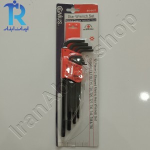 آچار ستاره ای بلند 10 عددی جنیوس تایوان GENIUS SK-010T