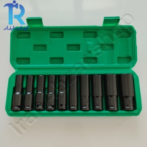 جعبه بکس بلند 10 عددی درایو 1/2 مشکی