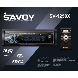 پخش کننده خودرو ساووی مدل SV-1250X
