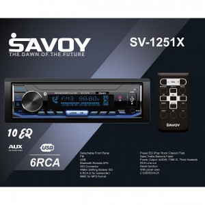 پخش کننده خودرو ساووی مدل SV-1251X