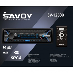 پخش کننده خودرو ساووی مدل SV-1253X
