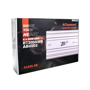 آمپلی فایر خودرو مدل AB‑4502 رم 50×4 وات | تقویت صدای واقعی با راندمان بالا