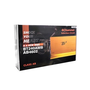 آمپلی فایر خودرو مدل AB‑6602 رم 60×4 وات | قدرت واقعی برای صدای پرجزئیات و حرفه‌ای