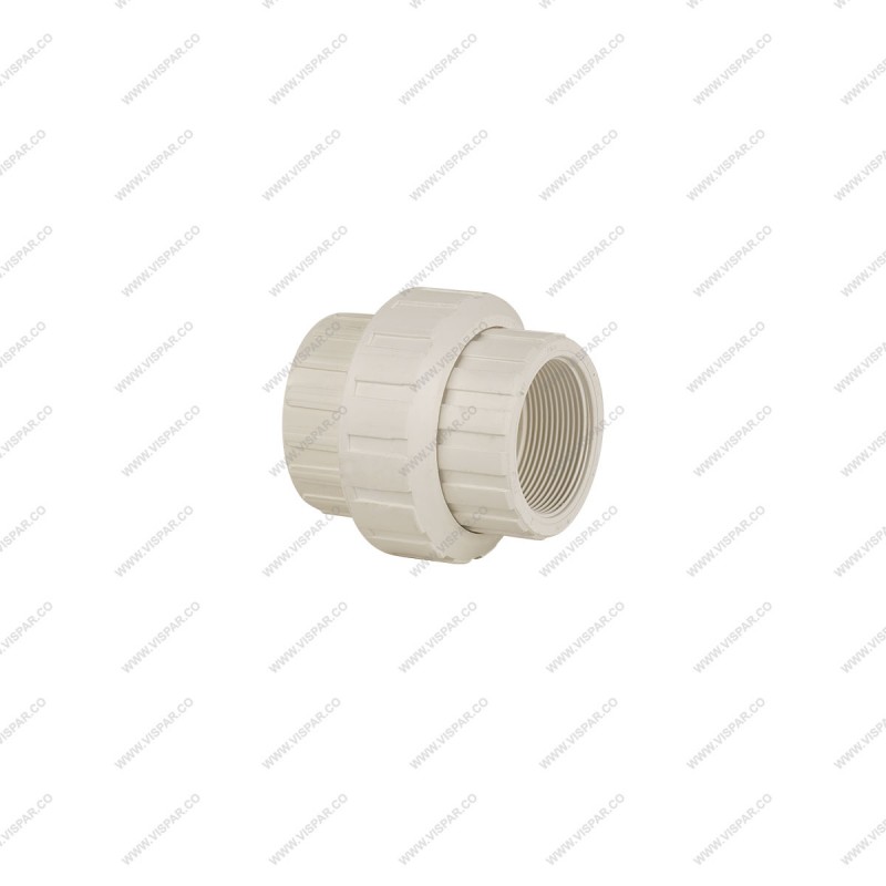 مهره ماسوره رزوه ای U-PVC سایز 1/2 1 اینچ (5) ویسپار