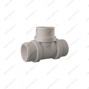 سه راه نر رزوه ای U-PVC سایز 2 اینچ (6) ویسپار