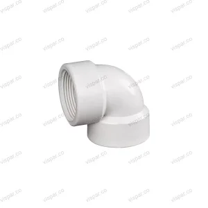 زانو ماده رزوه ای U-PVC سایز 3/4 اینچ (2/5) ویسپار