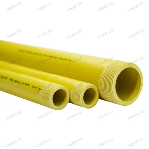 رایزر پلیمری زرد سایز 1/4 1 اینچ 60cm ویسپار