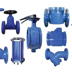 شیر کشویی زبانه لاستیکی شیرود PN16 و PN10 چدن - 50