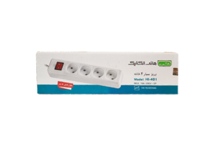 پریز سیار 4 خانه هانی الکتریک مدل HI-401