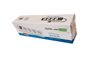 پریز سیار 4 خانه هانی الکتریک مدل HI-401