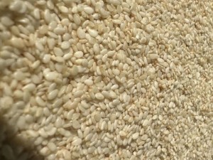 کنجد پوست کنده سفید پاکستانی کیسه 25 کیلویی