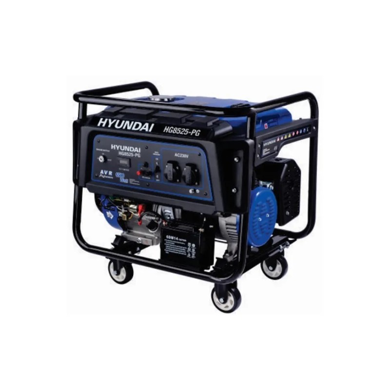 موتور برق بنزینی 8.5 کیلو وات هیوندای مدل HG8525-PG