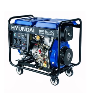 موتور برق دیزلی (گازوئیلی) هیوندای 5.3 کیلو وات مدل HG6553-DG