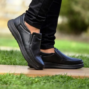 تخفیففف ویژه کفش کالج مردانه پسرانه مدل جردن مناسب استفاده روزمره رنگ مشکی با کد ۵۲۲۴ با ارسال رایگان