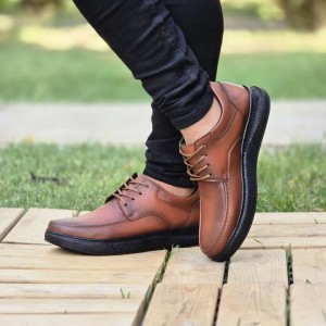 فرووووش ویژه کفش کتونی  طبی استاندارد اداری مجلسی مردانه مناسب استفاده روزمره رنگ قهوه ای با کد ۵۲۲۱ با ارسال رایگان