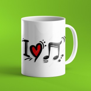 ماگ طرح ILOVEMUSIC