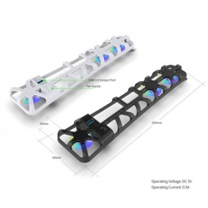 خرید فن خنک کننده برای Ps5 اسلیم-RGB دار