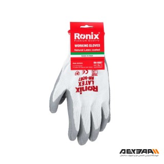 دستکش ایمنی لاتکس صنعتی رونیکس مدل RH-9007