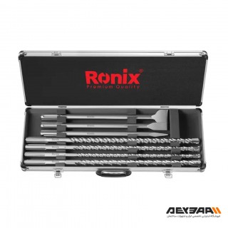 مجموعه 7 عددی مته و قلم پنج شیار رونیکس مدل RH-5049