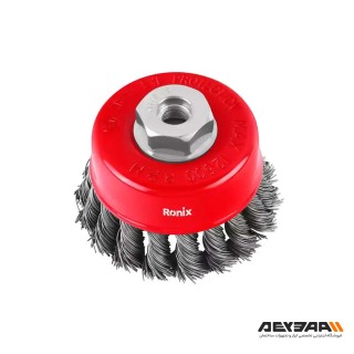 فرچه کاسه ای بافته رونیکس مدل RH-9942 سایز 75 میلی متری