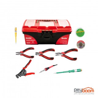 مجموعه 10 عددی ست ابزار الکترونیکی رونیکس مدل PBKIT13