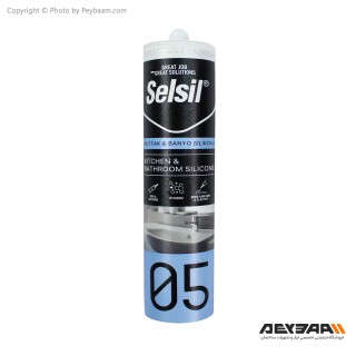 چسب سیلیکون سلسیل (Selsil) مدل 05 حجم 280 میلی لیتر