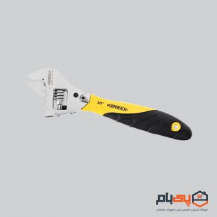 آچار فرانسه دو حالته کنزاکس مدل KWR-210 سایز 10 اینچ