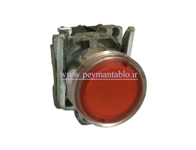 شاسی فشاری تکی استپ چراغدار (LED) طرح اشنایدر
