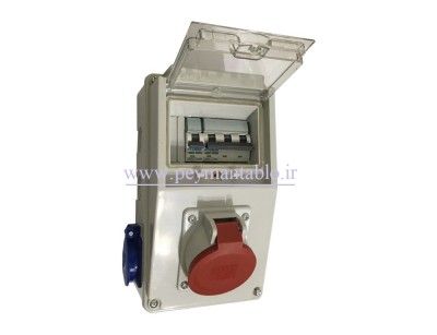 جعبه پریز کارگاهی تک و سه فاز (IP66) آمپراژ 16 (PARSA)