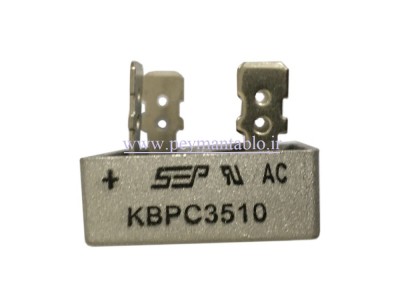 دیود یکسو کننده ولتاژ AC به DC تک فاز (دیود پل) 10 آمپر