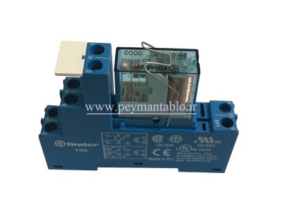 رله فیندر 24 ولت DC دو کنتاکت (Finder(40.52