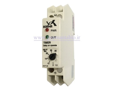 تایمر آنالوگ ریلی ثانیه مدل Borna Electronics DOT